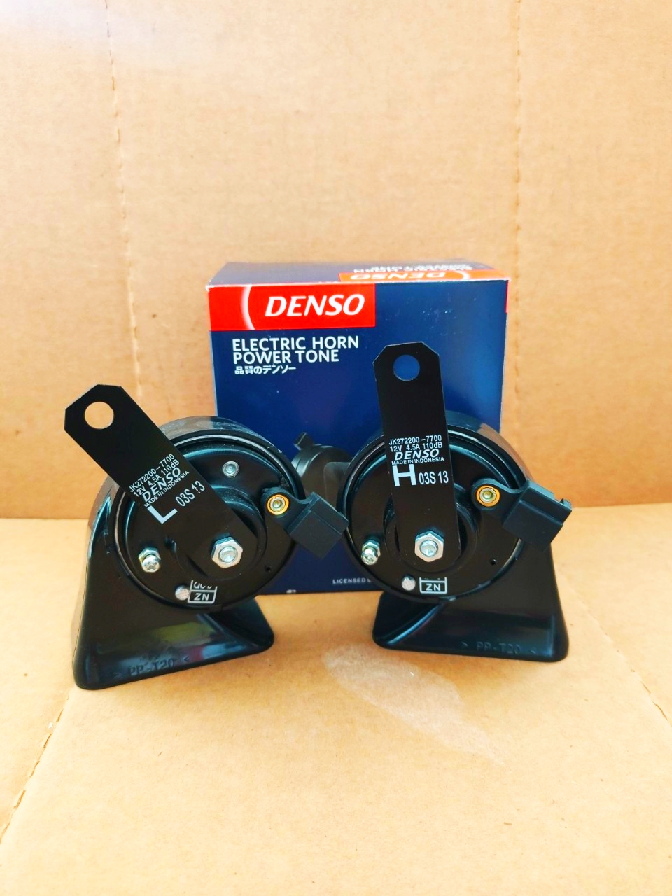 [SALE9.9] Bộ Còi Sò (1 Giắc) Denso 12V Dành Cho Xe Du Lịch
