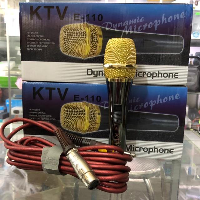 Micro KARAOKE có dây KTV E110 / SUNRISE SM-228