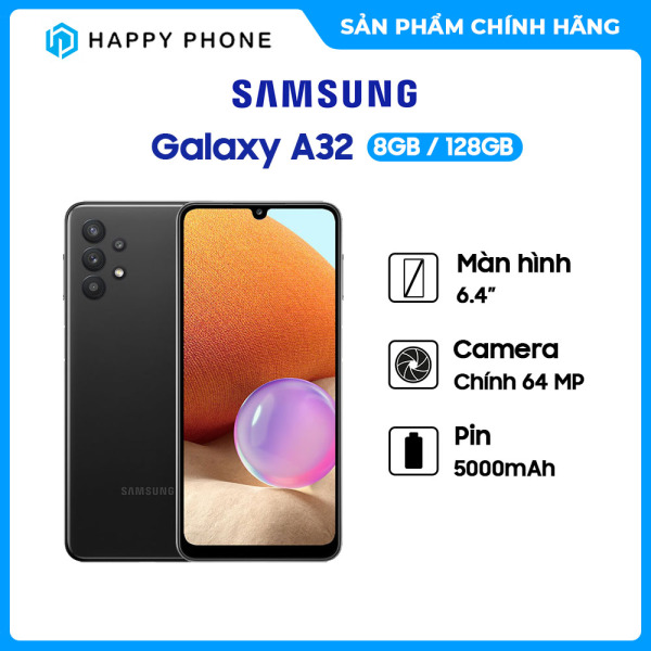 Điện Thoại Samsung Galaxy A32 (8GB/128GB) - Hàng Chính Hãng, Mới 100%, Nguyên Seal | Bảo hành 12 tháng
