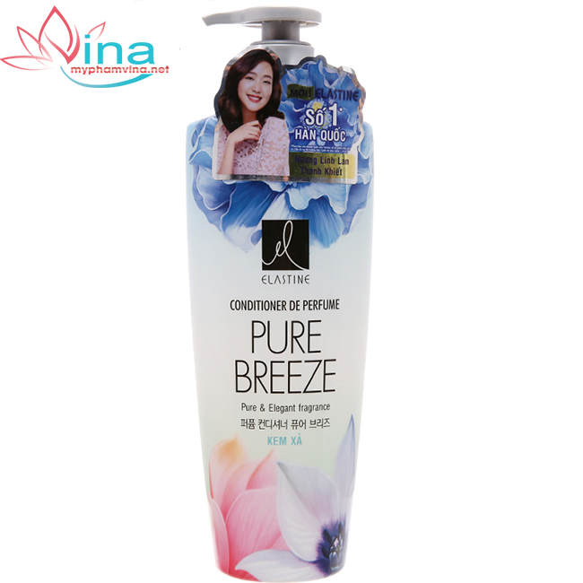 COMBO GỘI XẢ NƯỚC HOA ELASTINE DE PERFUME PURE BREEZE (600MLx2))