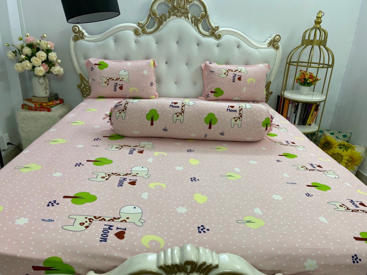 Bộ Drap Thun Hàn Quốc mát lạnh { 4 món } khách nhớ chọn size