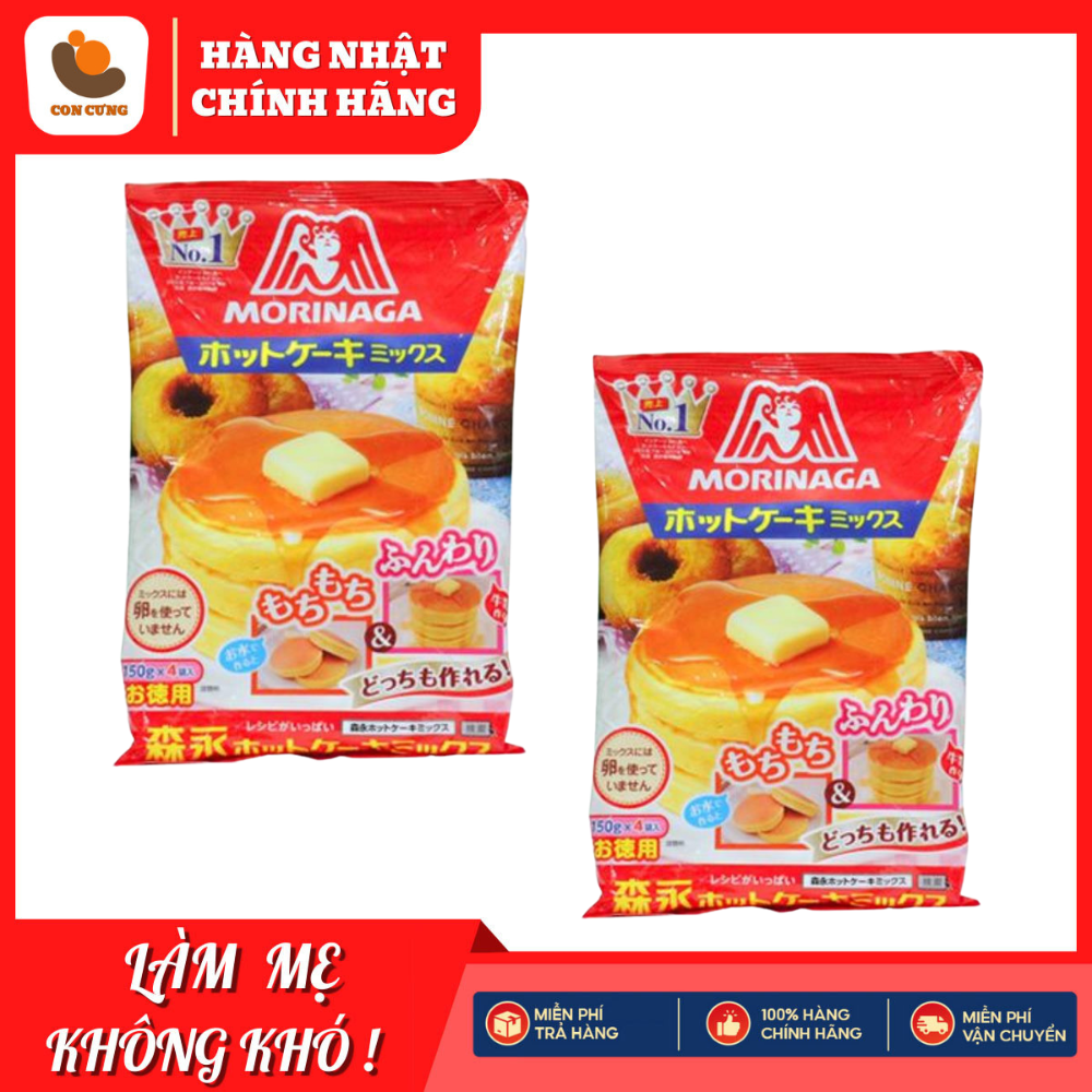 BỘT LÀM BÁNH HOTCAKE MORINAGA - NHẬT BẢN [HSD T11/2024]