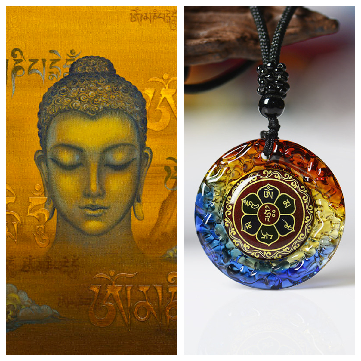 [HCM]Vòng cổ  Om Mani Padme Hum - Lục Tự Đại Minh Chú DCLTDAIMINHCHU8