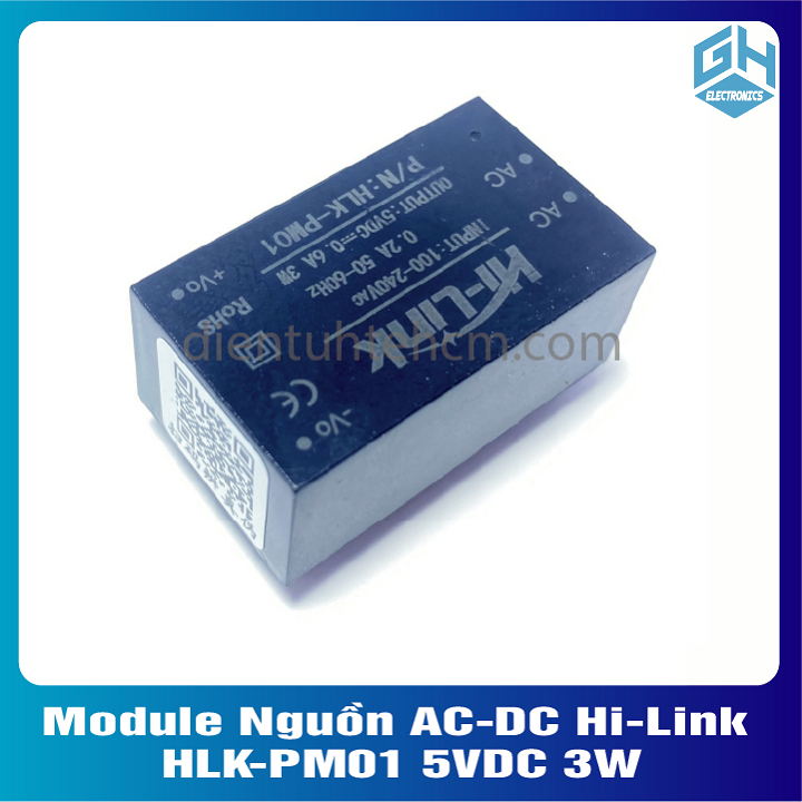 HLK-PM01 Module Nguồn AC-DC Hi-Link 5VDC 3W