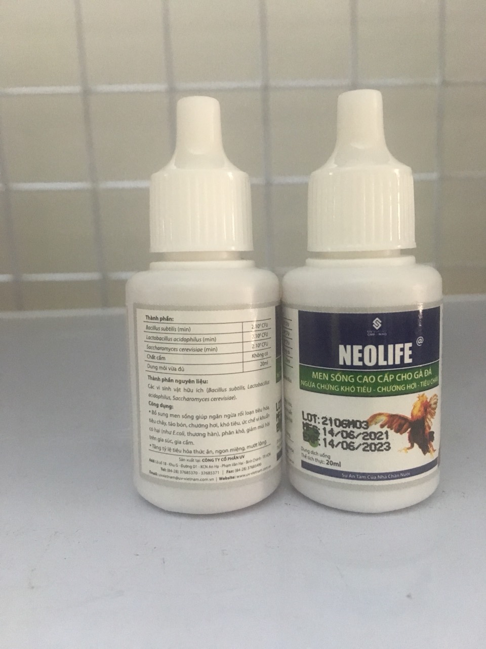 Neolife men sống cao cấp cho gà đá (20ml)