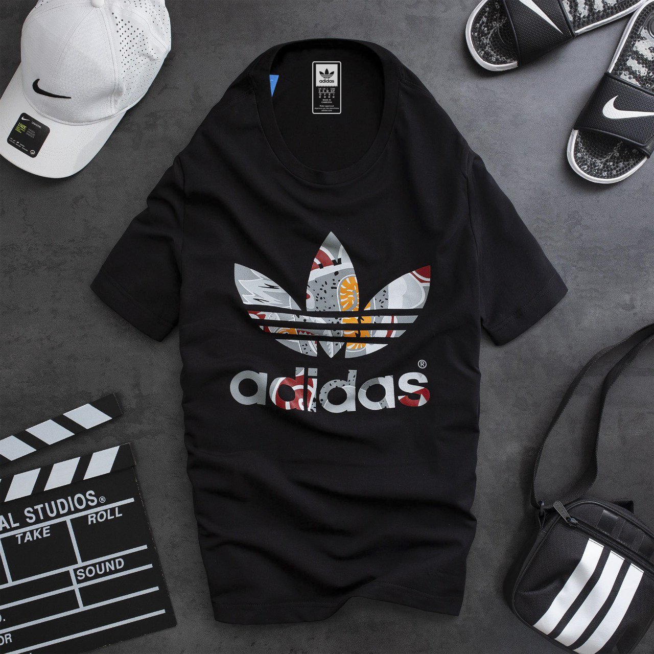 Áo thun adidas nam cotton adidas họa tiết 07