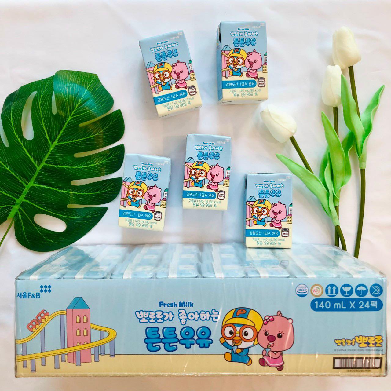[ DATE MỚI] SỮA TƯƠI PORORO ĐỦ VỊ CHO MẸ LỰA CHỌN CHO BÉ CỦA HÀN QUỐC - 24 HỘP/ THÙNG