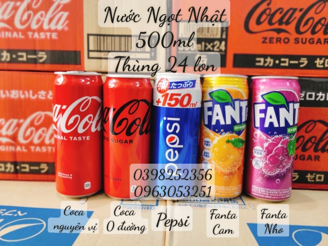Nước Ngọt COCA COLA NHẬT - 500ml (  1 lon)