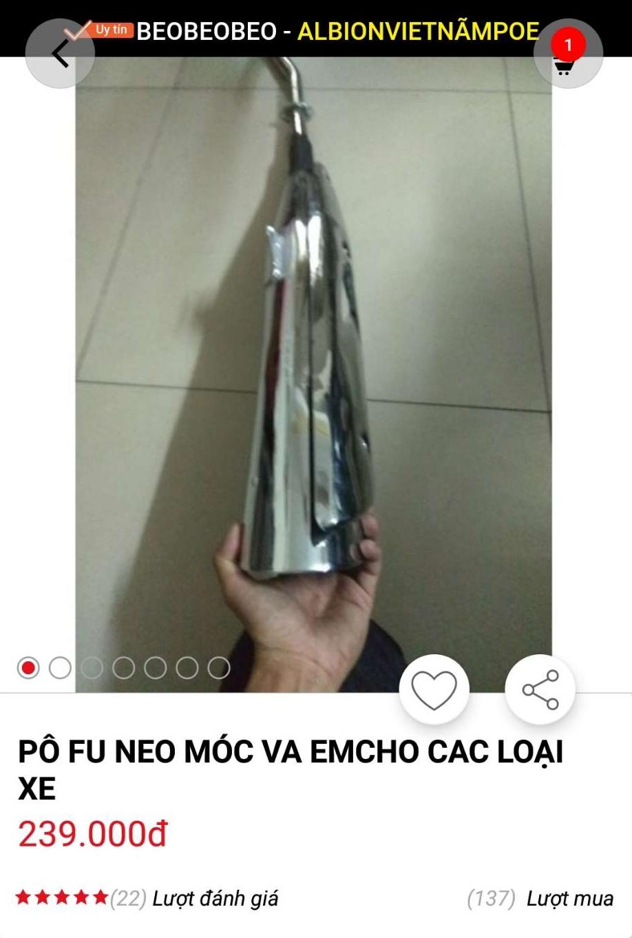 pô Future neo gắn Dream Wave(pô móc)