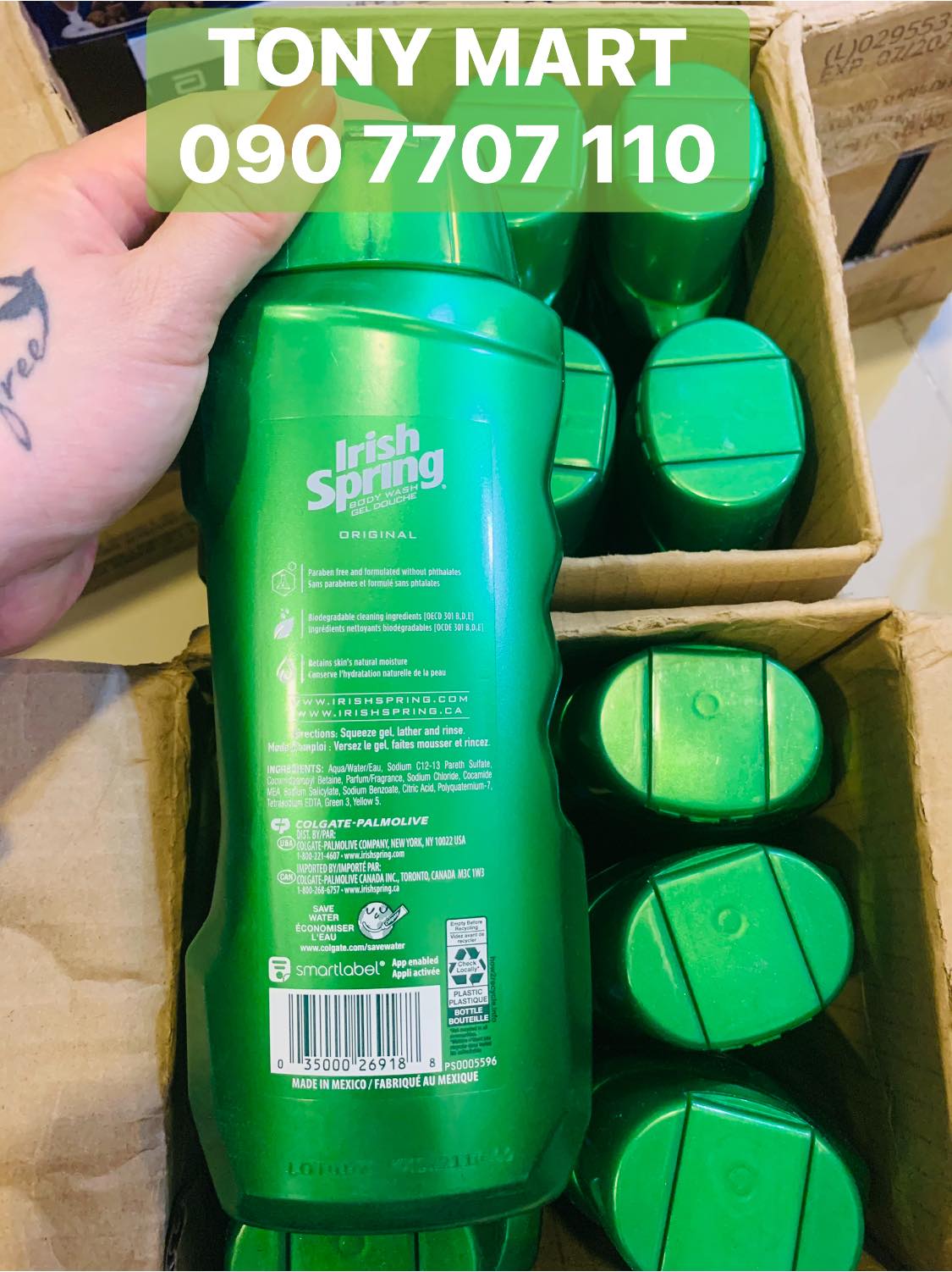 [Hcm]Irish Spring Shower Milk 532ml