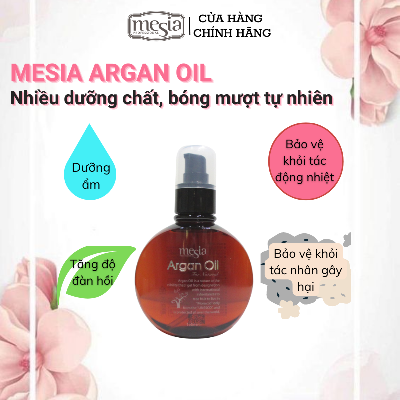 Tinh dầu dưỡng tóc Mesia Argan Oil 150ml