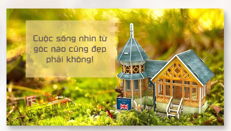 Mô hình giấy 3D CubicFun - UK Style