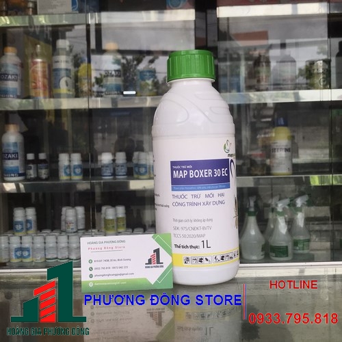 Thuốc diệt mối và phòng mối Map Boxer 30EC - Chai 1 lít