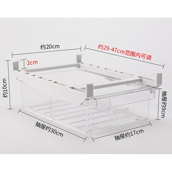 KHAY TỦ LẠNH CAO CẤP - Kéo ra kéo vào.