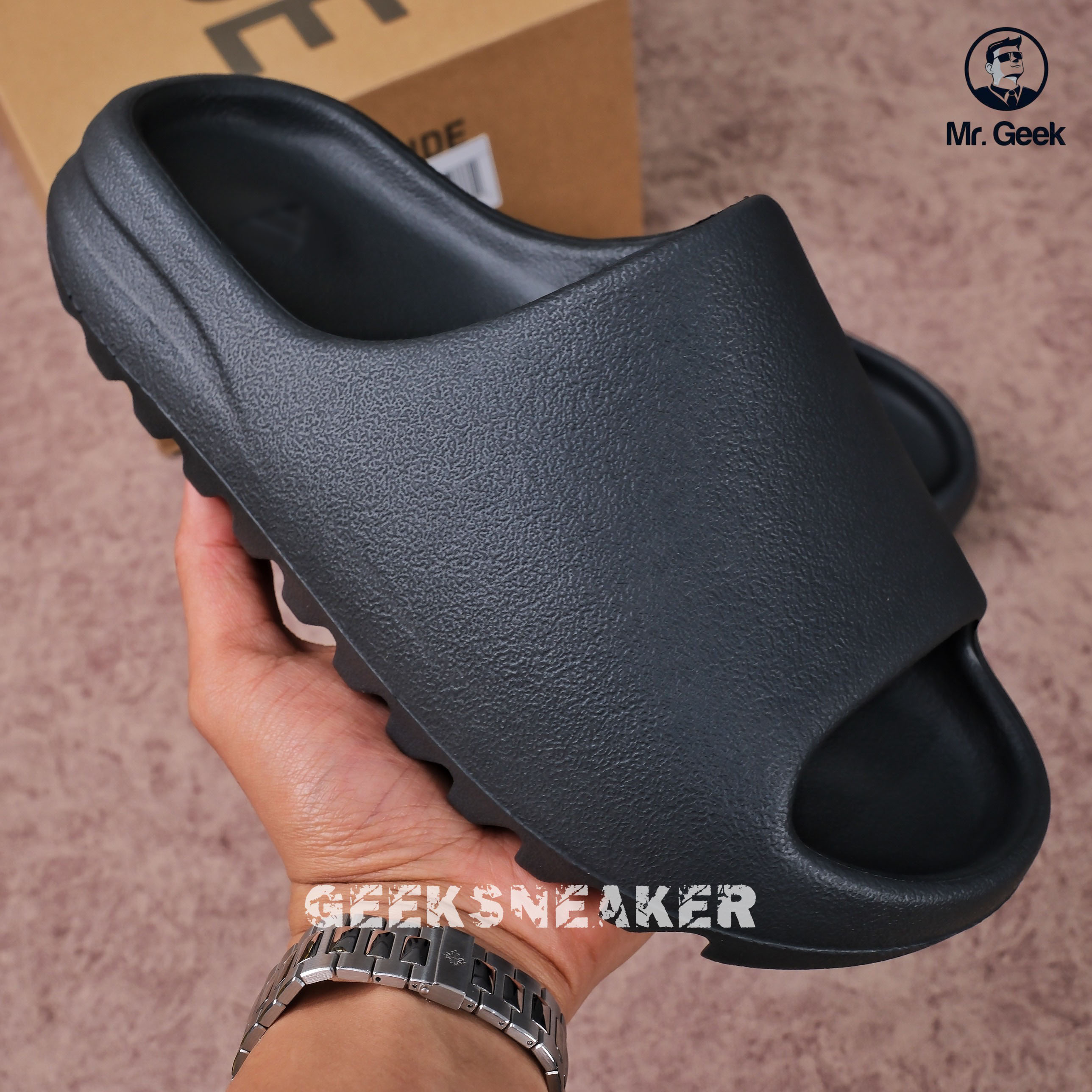 [GeekSneaker] Full Box | Dép Yz Slide - SS22 Vân Nhám Siêu đẹp