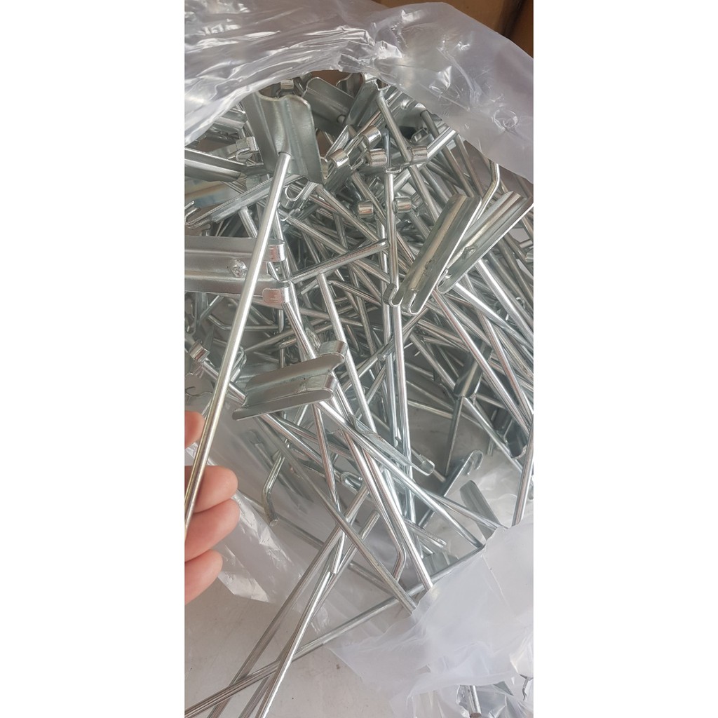 Móc cài lưới sắt mạ kẽm sáng bóng