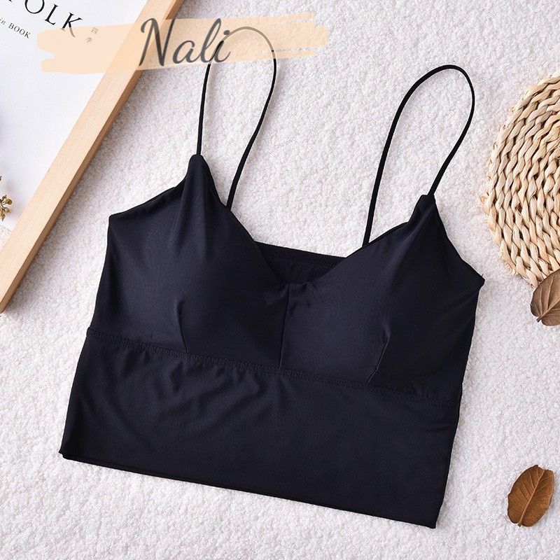 Áo bra dây mảnh sexy, bralette đúc su mút mỏng NL059