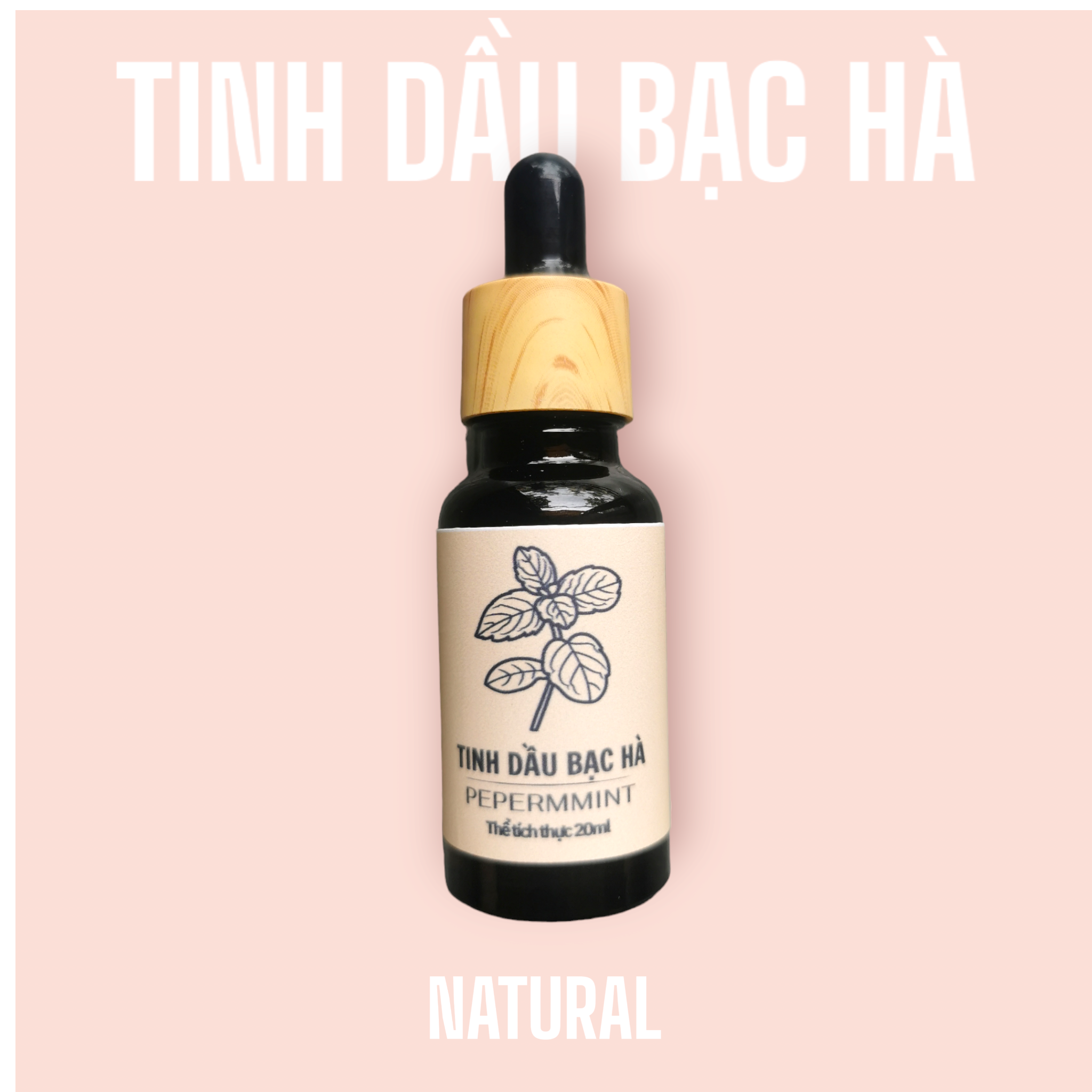 Tinh dầu bạc hà đậm đặc lọ 20ml