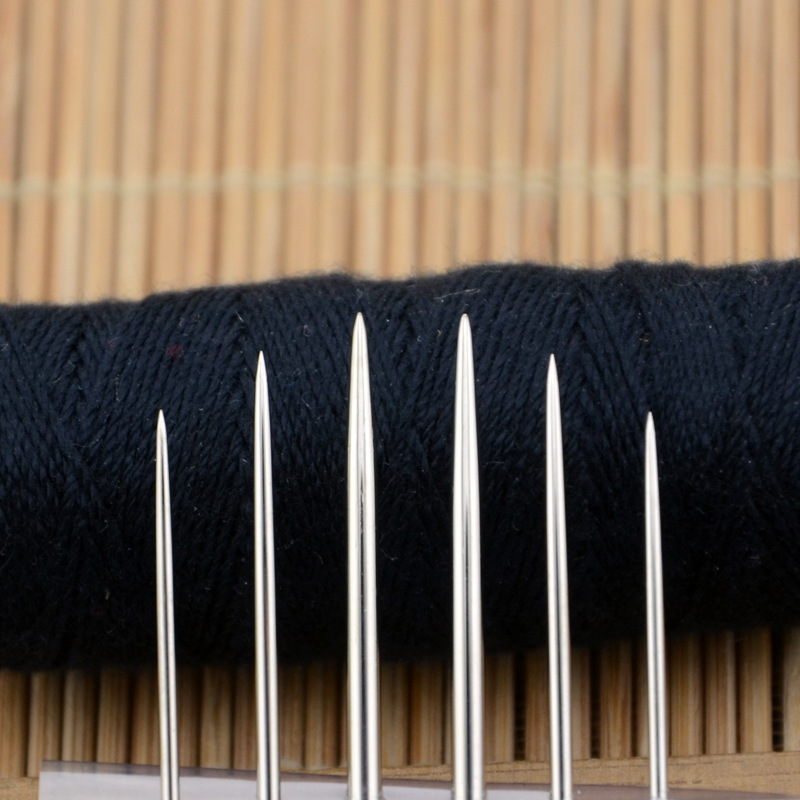 Vĩ 6 kim khâu đuôi vàng size lớn - Best Needles