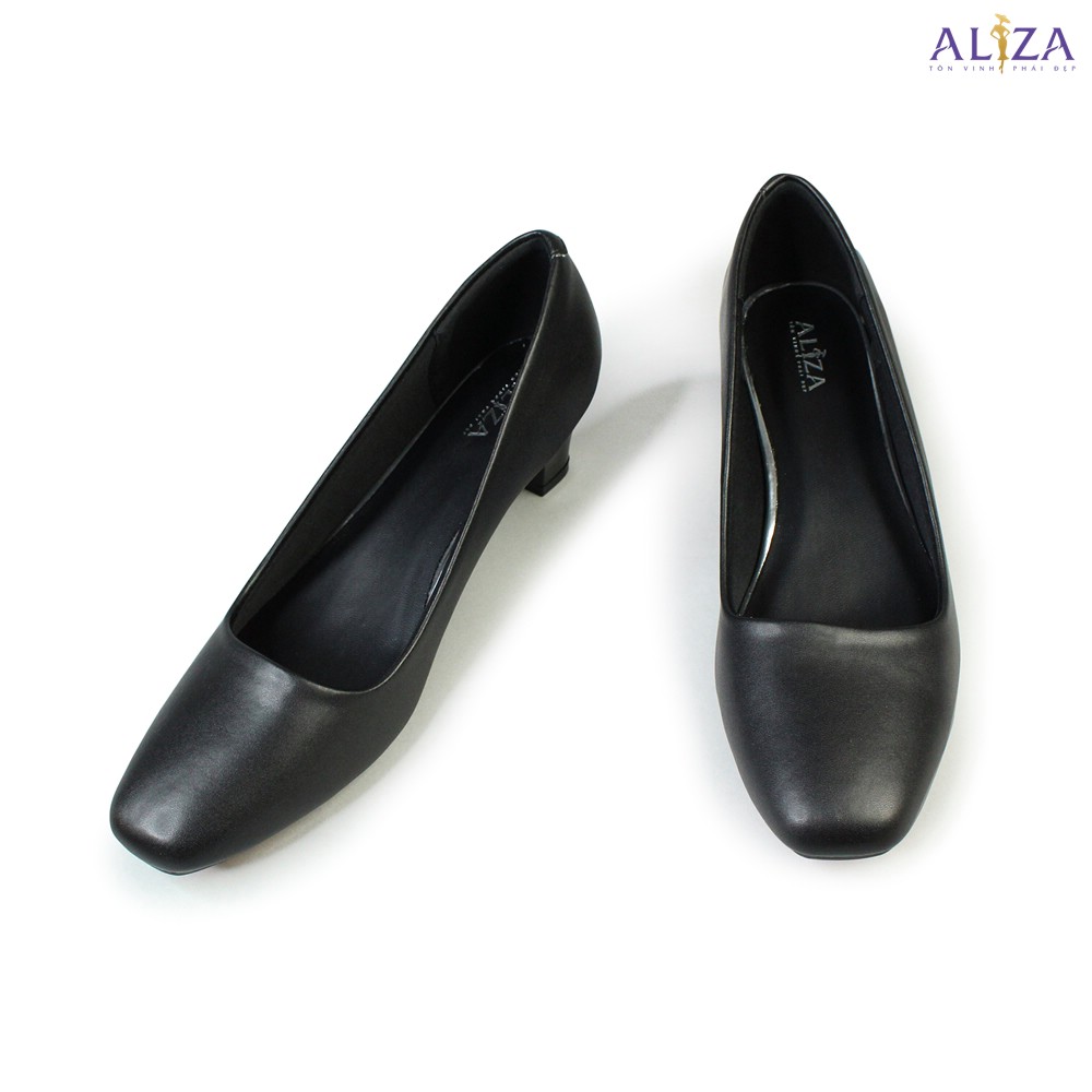 Giày công sở mũi vuông cao 3cm - Aliza 004