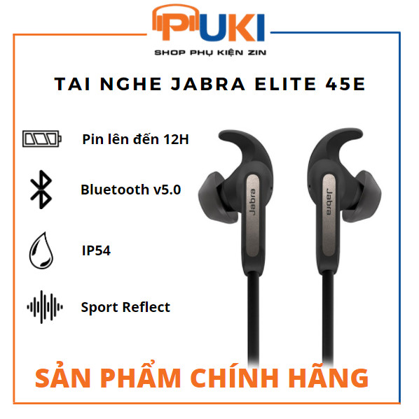 Tai nghe jabra elite 45e bluetooth - tai nghe bluetooth thể thao jabra elite 45e - puki shop