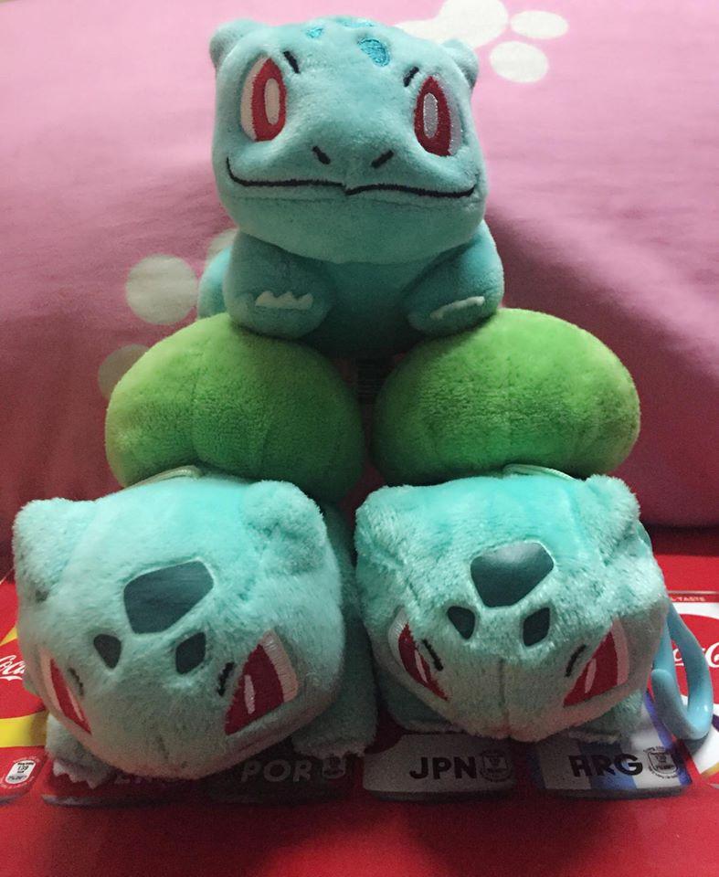 [HCM]Móc khóa gấu bông Pokemon - Ếch Bulbasaur kỳ diệu