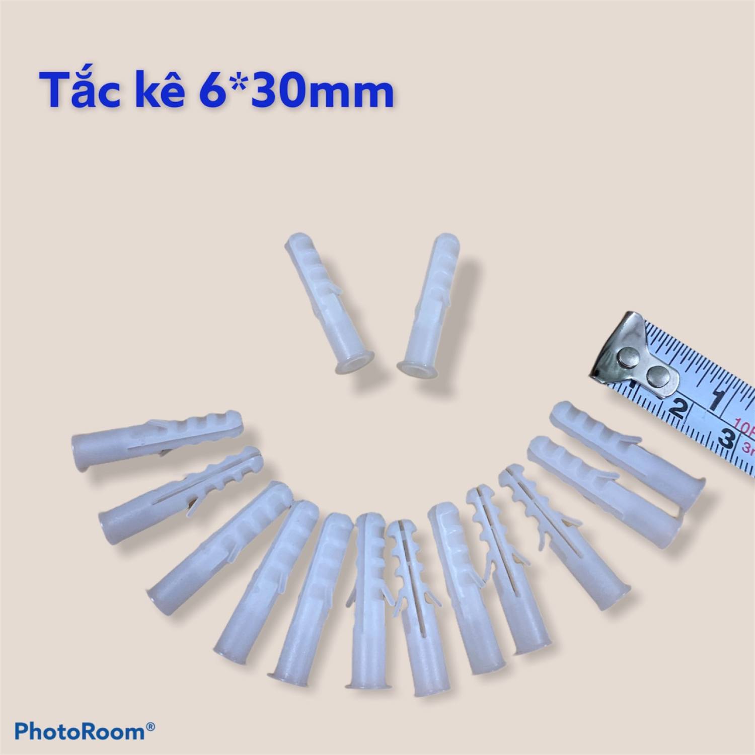 Tắc kê nhựa 6*30mm