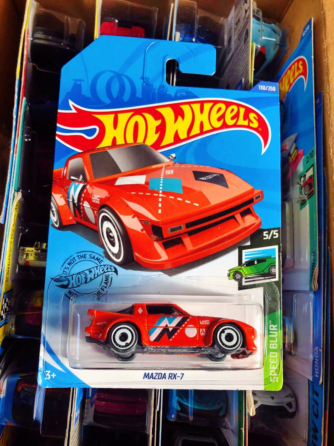Xe Mô Hình Hot Wheels tỉ lệ 1:64 "Mazda RX-7" (Orange)