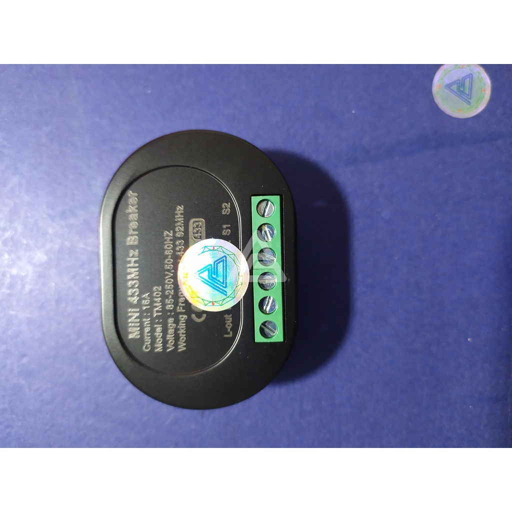 Bộ điều khiển rf433 học lệnh 220v-16a