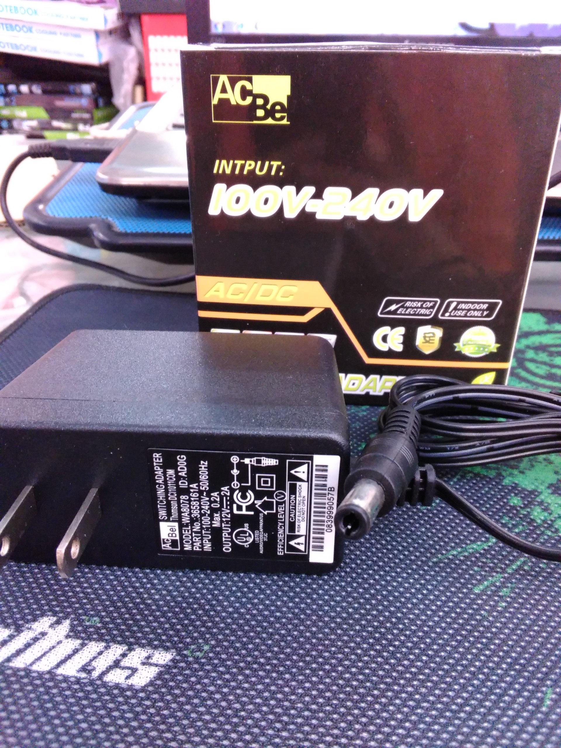NguỒN 12V-2A ACBEL hàng chuẩn dùng lắp camera, modem mạng...