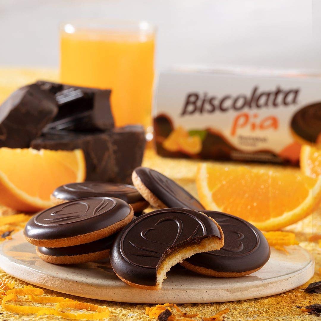Bánh Socola nhân mứt cam Biscolata Pia 100g