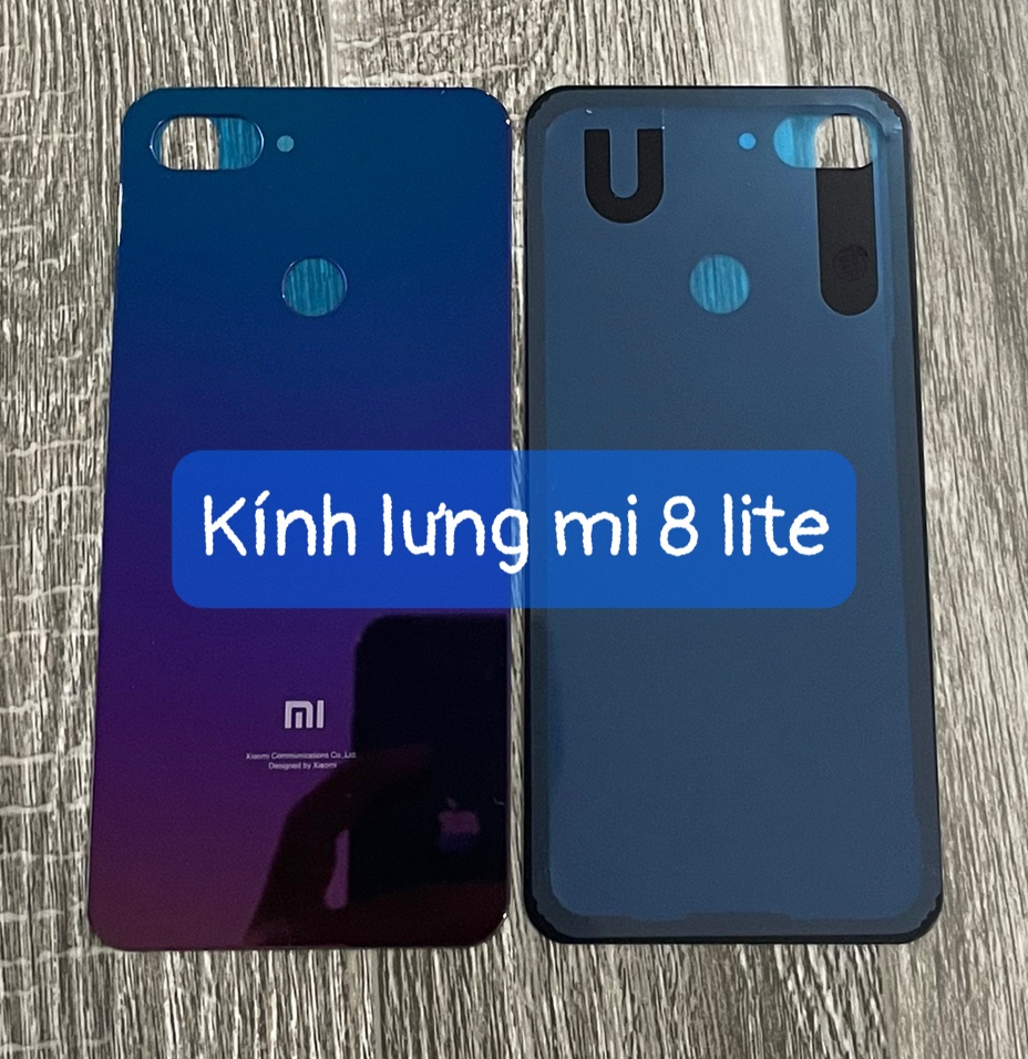 kính lưng xiaomi Mi 8 lite (zin)