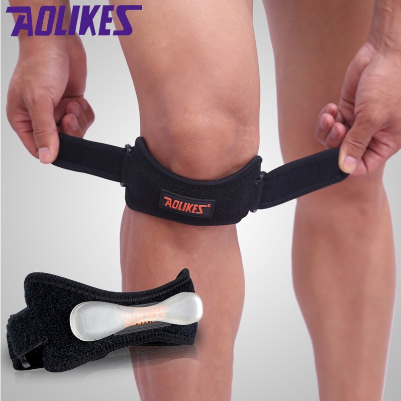 Băng gối thể thao Bó gối thể thao silicone Bảo vệ đầu gối chính hãng