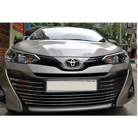 ốp mạ mặt ca lăng dưới vios 2019-2020