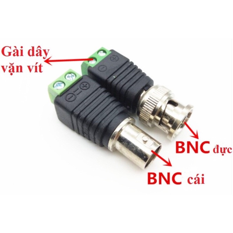 Jack bnc bắt vít cho camera