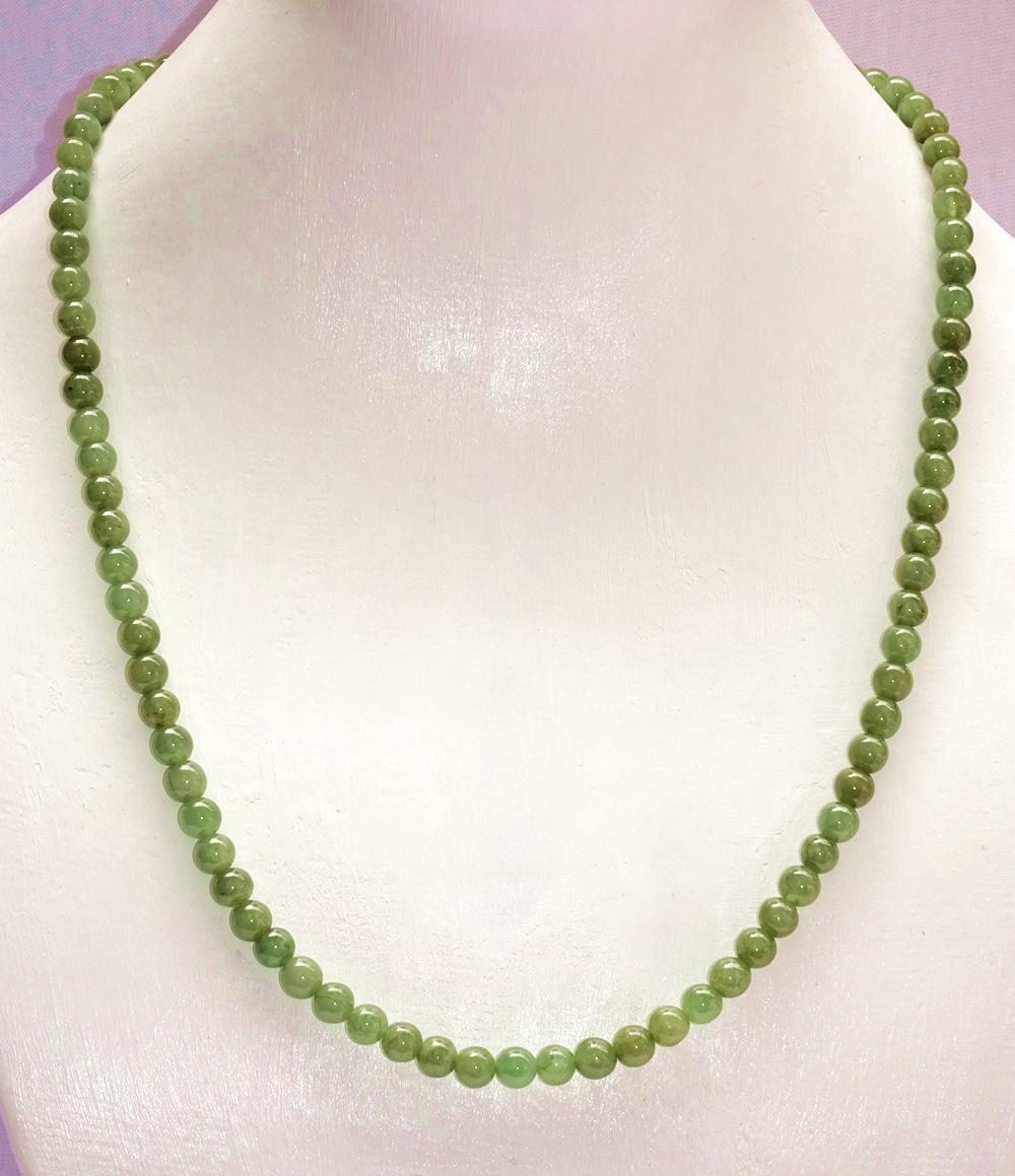 CHUỖI ĐEO CỔ NGỌC CẨM THẠCH 4 LY- LONGGEM