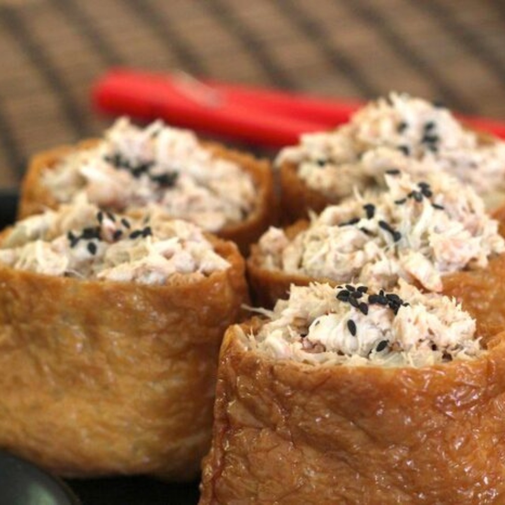 Đậu Hũ bọc cơm làm INARI SUSHI / Đậu Hũ Kho Nhật Bản (Đông lạnh) (Đậu Phụ / Đậu Hủ)