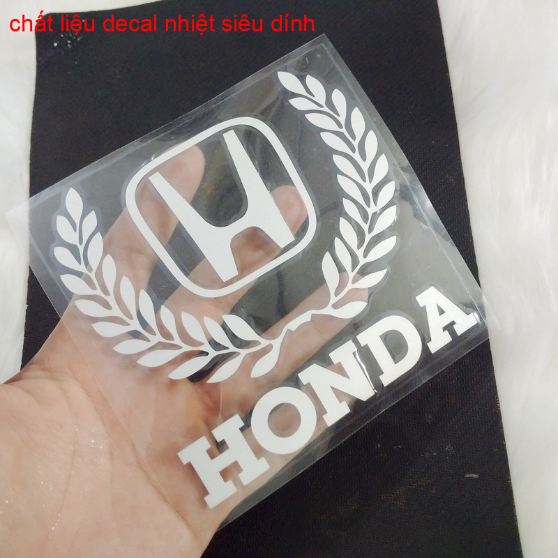 Tem decal Bông lúa Honda Loại lớn dán xe ( giá 1 tem )