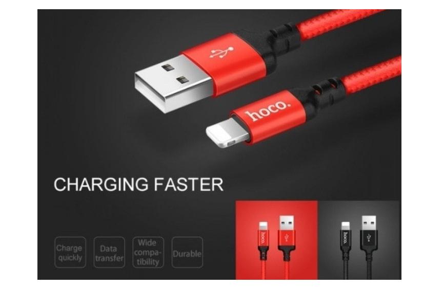 Cáp sạc bọc dù micro usb hoco 2m dùng cho điện thoại sam sung và dòng android