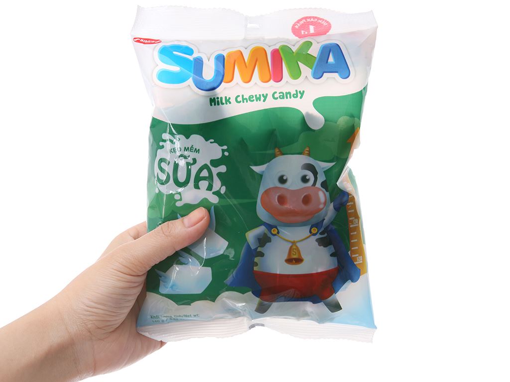 Kẹo sữa bò Sumika vị (sữa; socola; dâu) - ( túi 70g; túi 140g) - Bibica