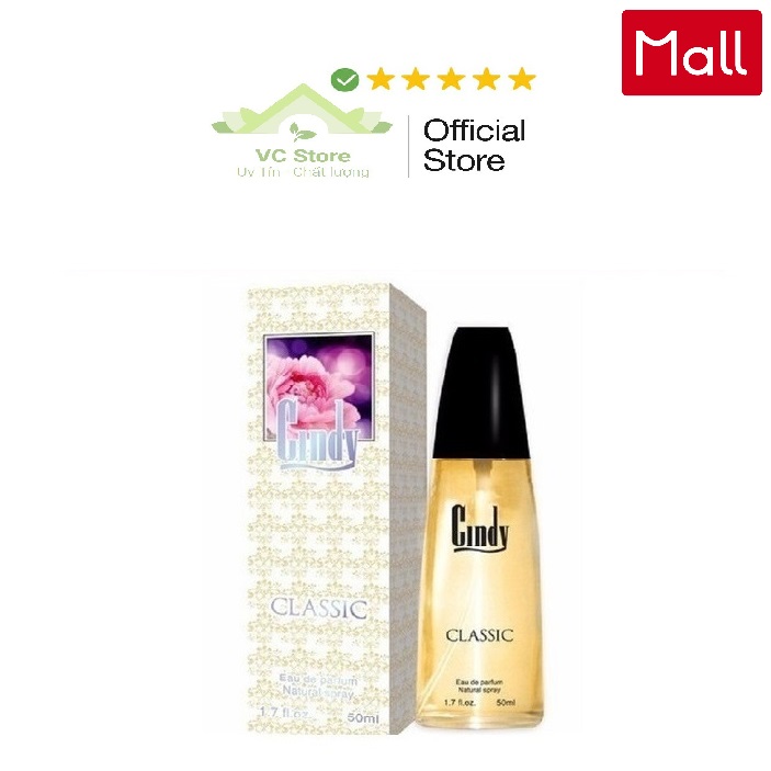 Nước Hoa Cindy Classic Type 50ml - Mẫu mới