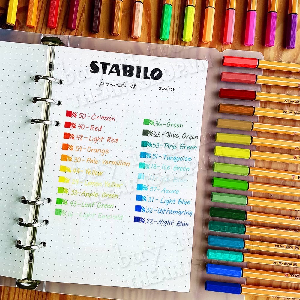 [THEARTSHOP] (P1) Bút kim màu STABILO Point 88 PT88