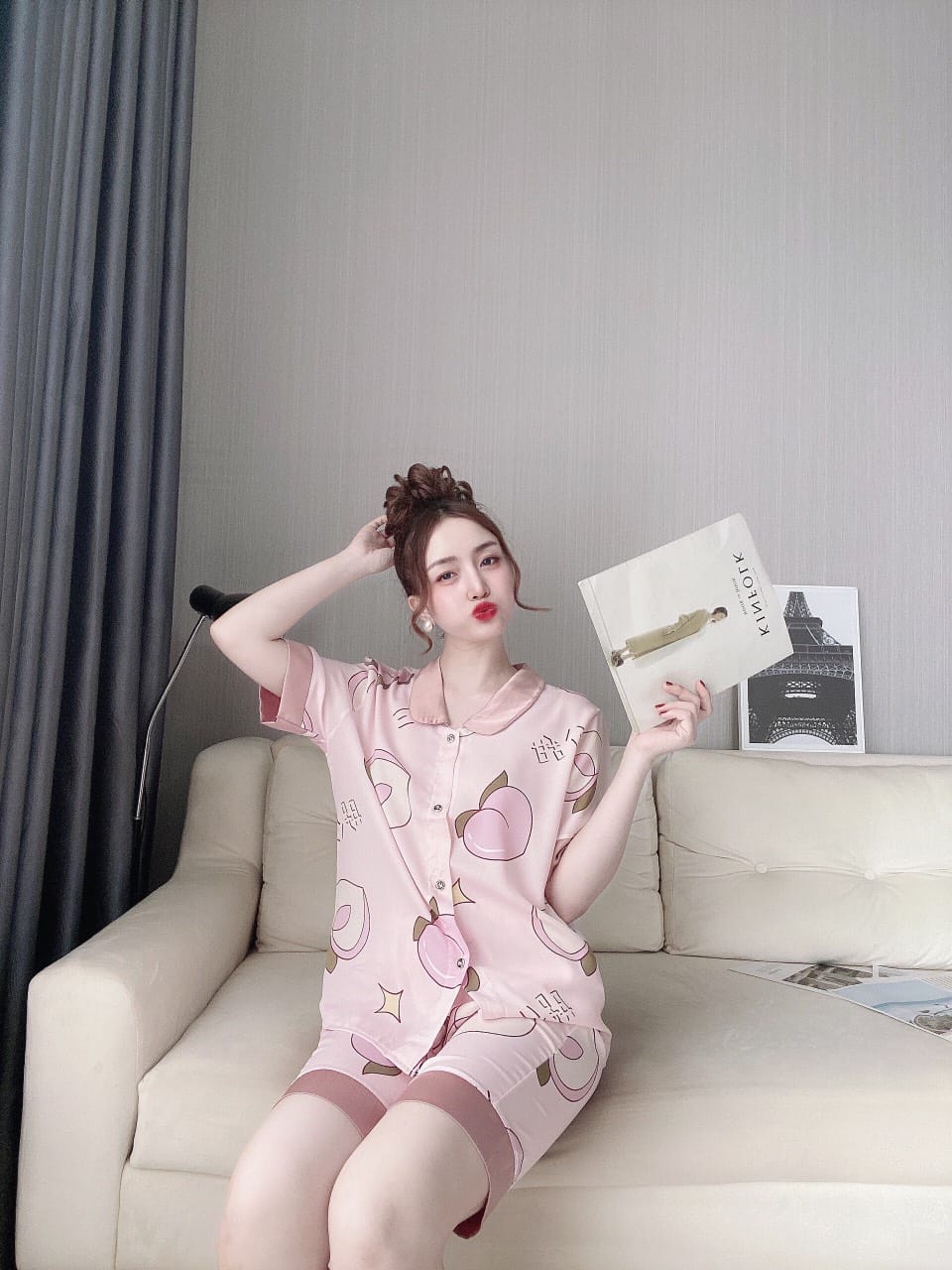 Set Lụa Hot Siêu Sang Vải Mango Cao Cấp( dưới 58kg)- Mẫu mặc hàng thật chụp