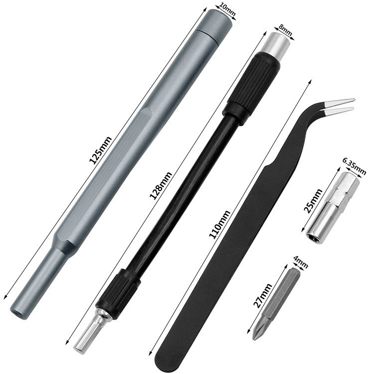 Bộ tua vít mở điện thoại đa năng 100 đầu vạn cao cấp mầu ghi V1