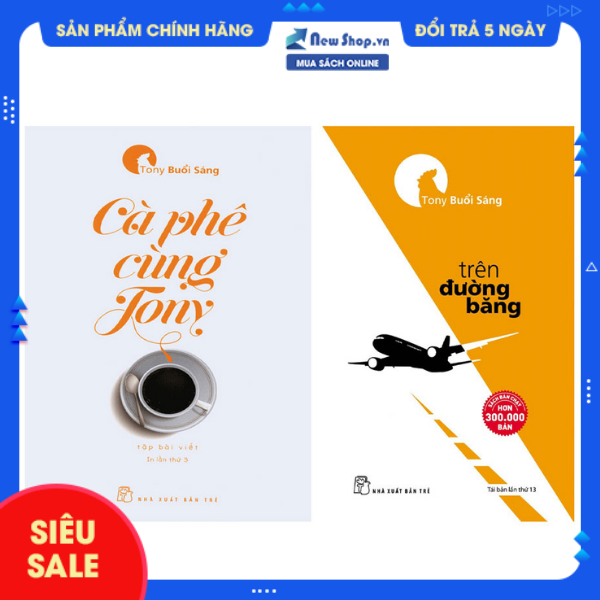 Combo Cà Phê Cùng Tony + Trên Đường Băng (2 Cuốn) - Newshop