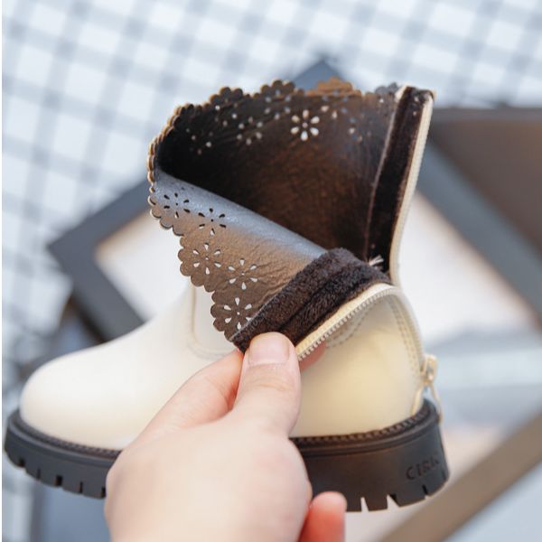 Giày bốt bé gái size 26-36 da mềm điệu xinh