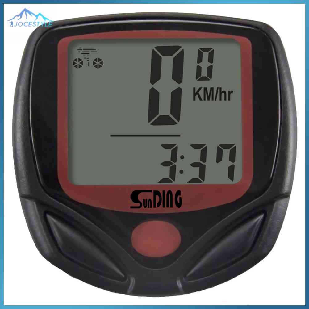 548B Waterproof MTB Bike Wire Speedometer Cycling Digital LCD Display Stopwatch Timer Odometer
