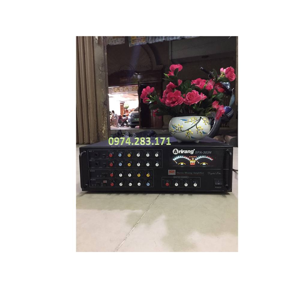 AMPLY ARIRANG-303 CÔNG SUẤT LỚN 8 SÒ CHỈNH NHẠC HÁT KARAOKE