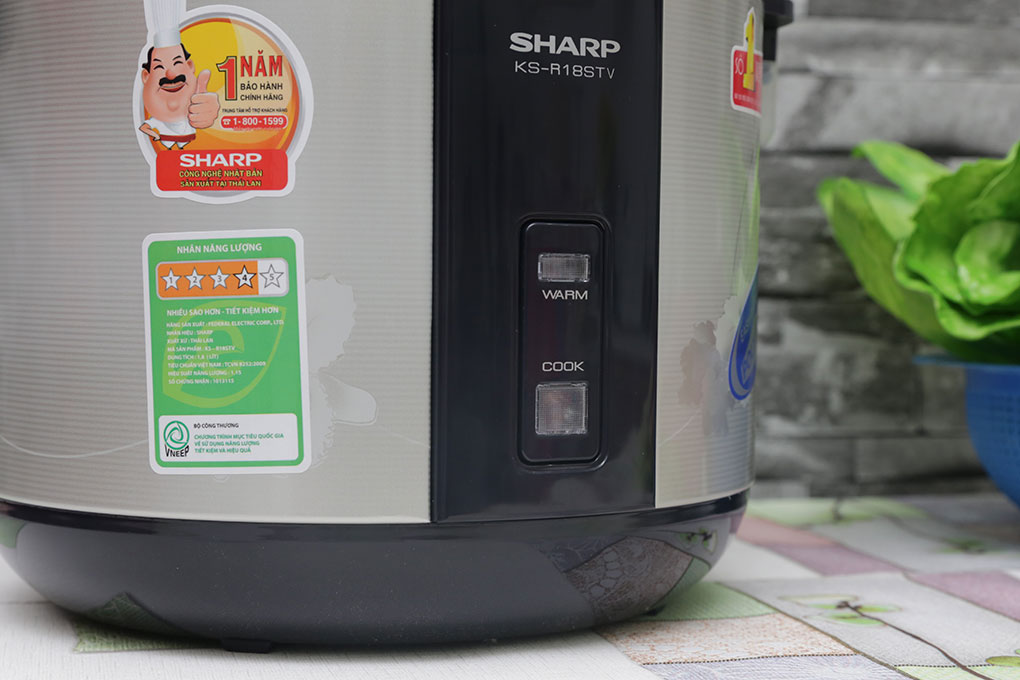 Nồi cơm điện Sharp 1.8 lít KS-R18ST