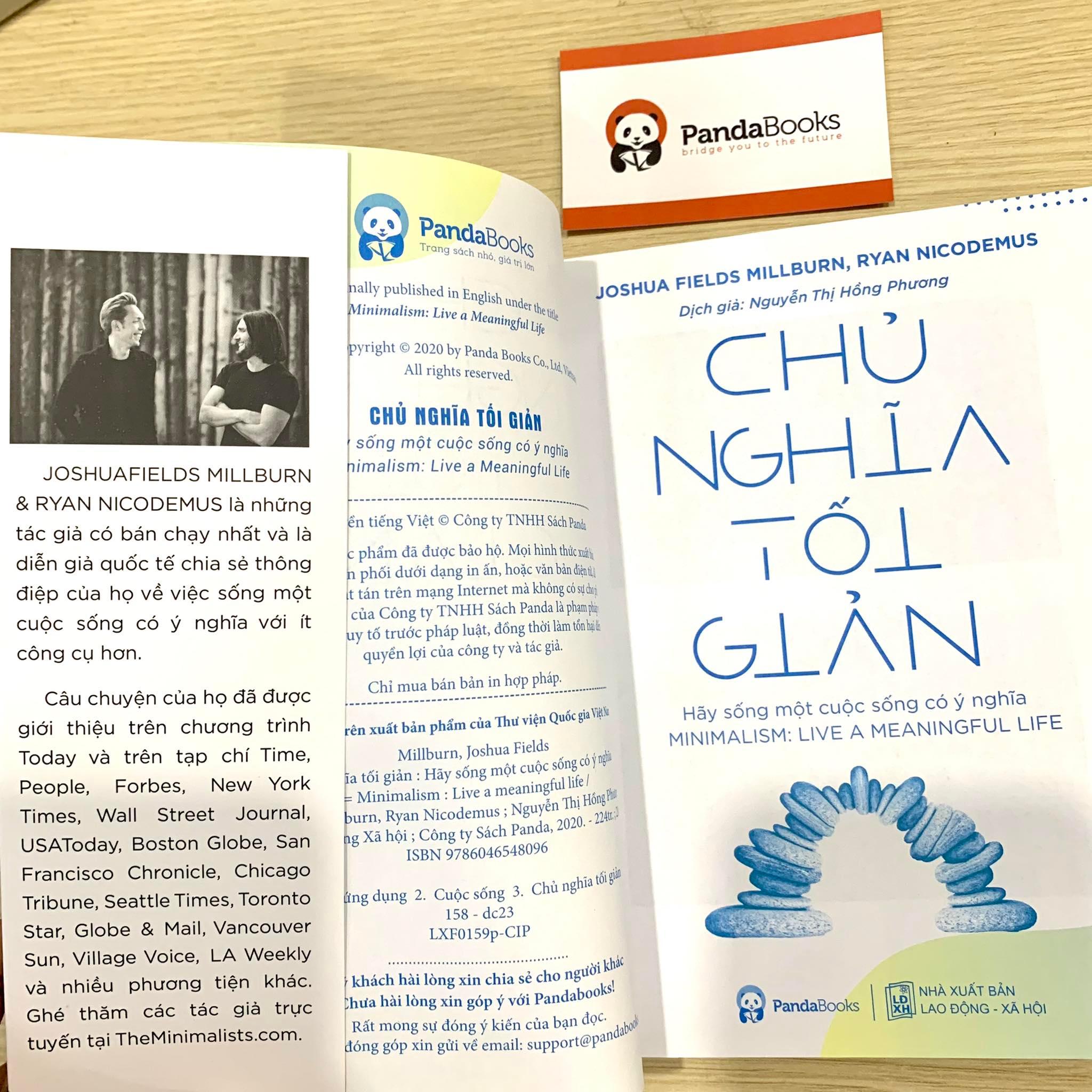 Sách - Chủ nghĩa tối giản